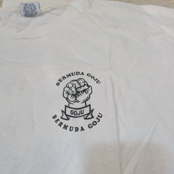 CYRK Sport Men's White Cotton Bermuda-TE Crew Neck Short Sleeve T-Shirt Size XL - Picture 3 of 9